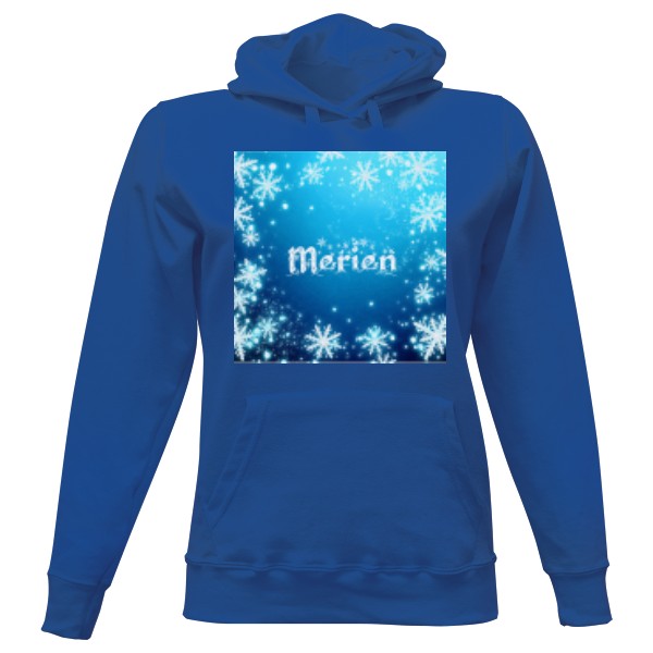 Dámska mikina s kapucňou s potlačou Mikina Merien